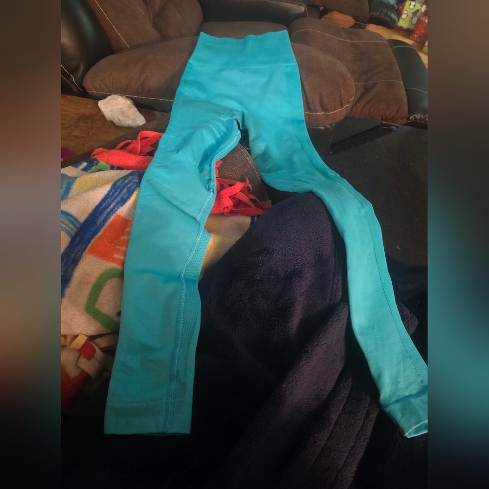 Womens Lululemon Teal Leggings